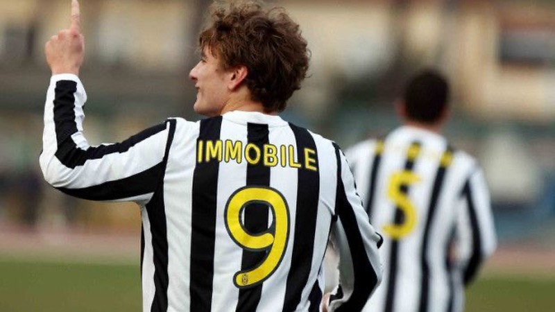 Ciro Immobile đã bắt đầu sự nghiệp với Juventus